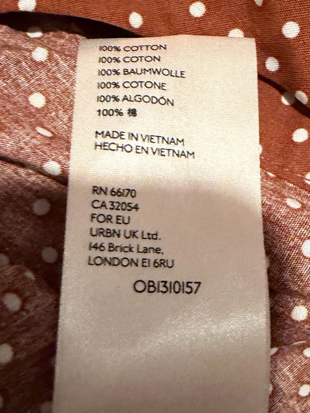 NWT Free People Be Mine Brown Polka Dot Tie-Front Strapless Top - Picture 12 of 12
